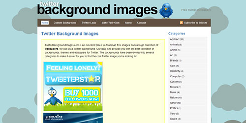 Перейти на Twit background images