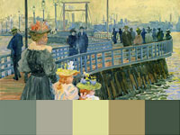 20 готовых цветовых палитр с картин художника Мориса Прендергаста